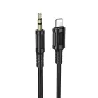 Borofone Cable AUX BL25 Nice - Lightning to jack 3,5mm - 1 metre black Foto 1