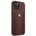 Etui BMW BMHCP13SRSPPR iPhone 13 mini 5,4" czerwony|red hardcase Leather Curve Perforate Foto 3