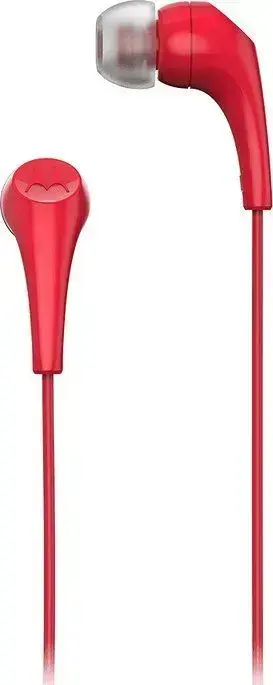 Wired earphones jack with mircophone 3,5mm MOTOROLA Ear Buds 2-s red Foto 2