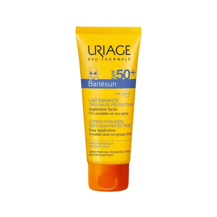 Uriage, Bariésun Baby Moisturizing Milk SPF50+, Hydrating & Protecting, Lotion, SPF50+, 100 ml