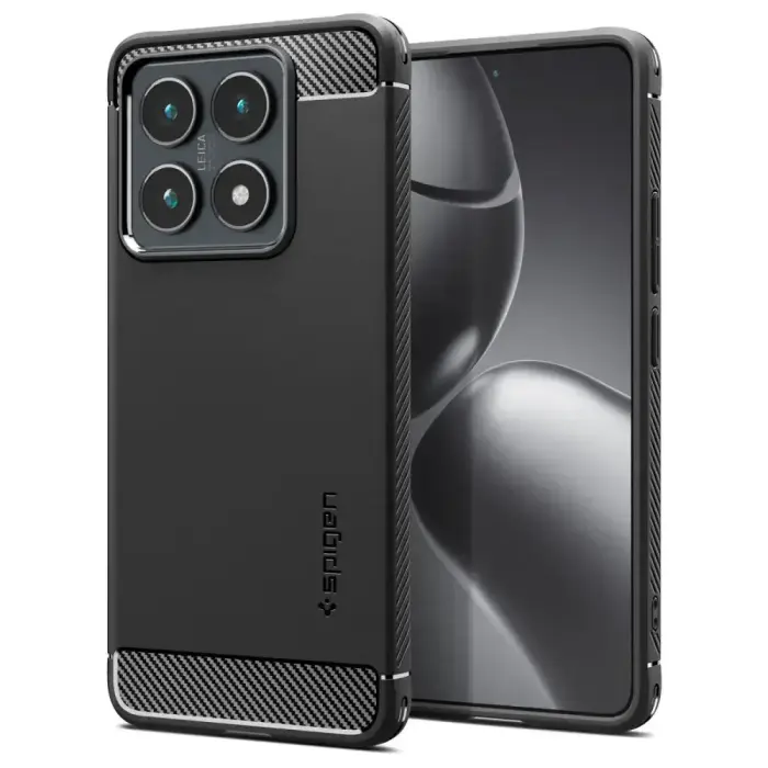 Spigen Rugged Armor Case for Xiaomi 14T - Matte Black