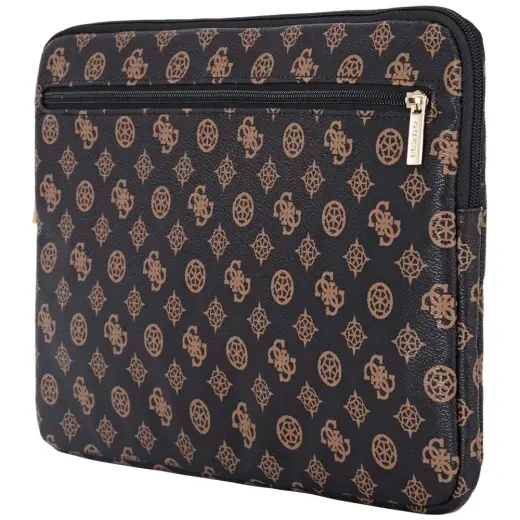 Bag Guess Sleeve 14" Peony Pocket Triangle black Foto 4