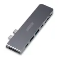 Choetech multifunctional docking station HUB for Apple MacBook Pro USB Typ C 7in2 100W Thunderbolt 3 gray (HUB-M14) Фото num