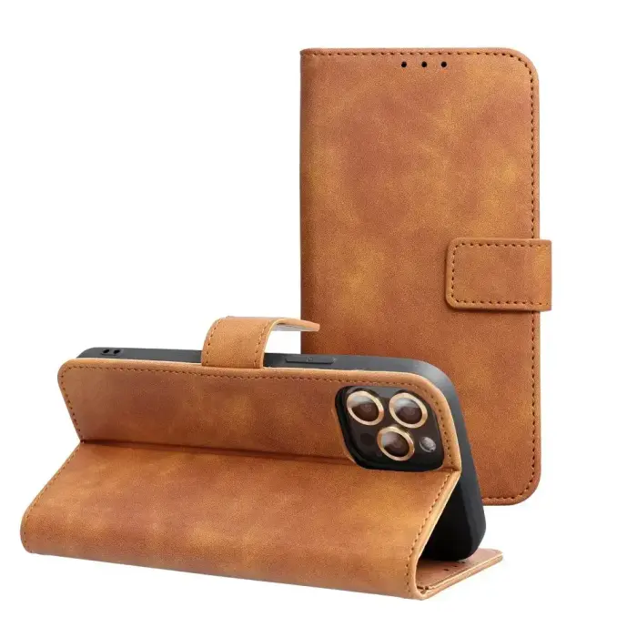 TENDER Book Case for IPHONE 17 Pro Max brown
