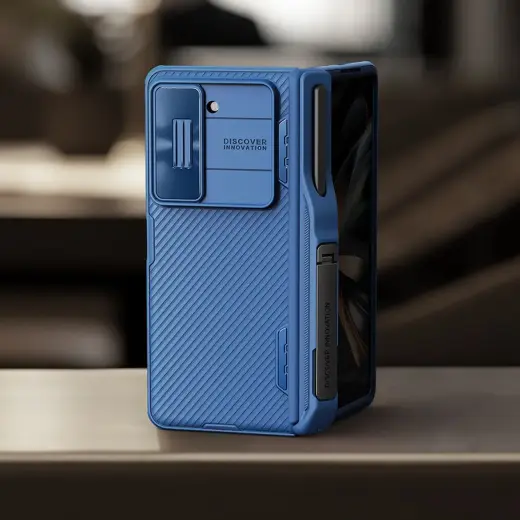 Nillkin CamShield Fold Case for Samsung Galaxy Z Fold 5 with additional stylus holder - black Foto 4