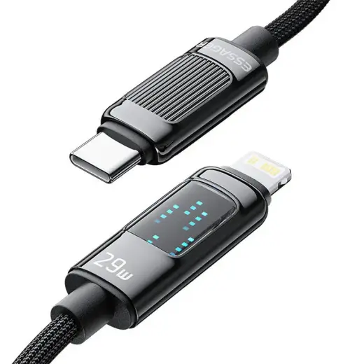 Cable USB Essager EXCTL-LG0A-P USB-C do lightning 29W 1m Photo