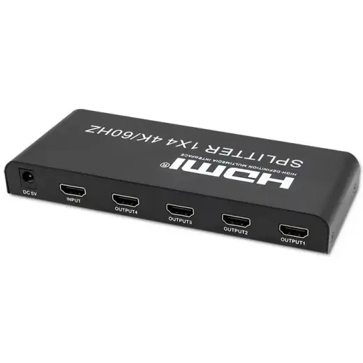 Active HDMI Splitter 4 x HDMI 4Kx2K,6bps,60H Фото num