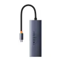4in1 Hub Baseus  UltraJoy USB-C do 3x USB 3.0 + RJ45 (space grey) Foto 7