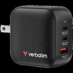 Lādētājs Verbatim Universal Mini GaN Wall Charger 70W UK + EU