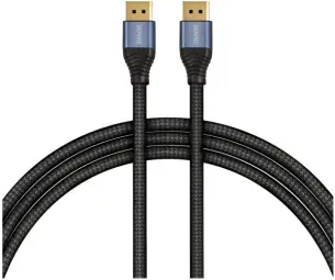 Kabelis Savio DisplayPort 2.1 Male - DisplayPort Male 8K 2m