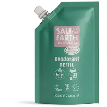 Salt-Of-The-Earth Melon & Cucumber Deo Refill - Náplň přírodního kuličkového deodorantu 225ml