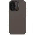 Decoded AntiMicrobial Silicone Backcover with MagSafe for iPhone 16 - Dark Brown Фото num