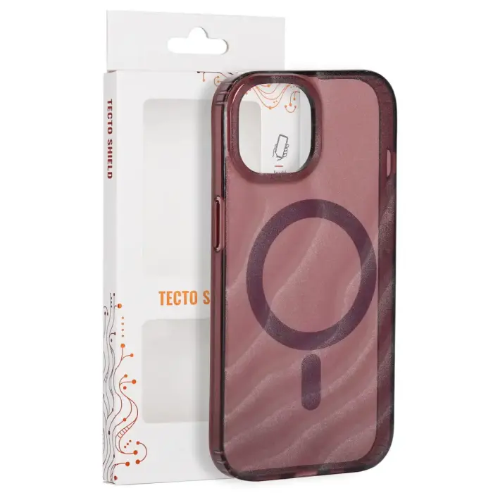 Tecto Shield Desert Mag case for iPhone 15 6,1" mahogany