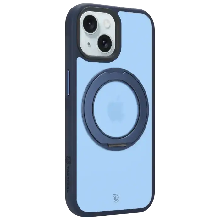 Tactical MagForce Hyperstand Cover for Apple iPhone 15 Deep Blue