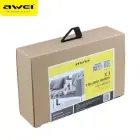 AWEI galda stiprinājums X3 4"-10,5", melns | ar garu roku Foto 8