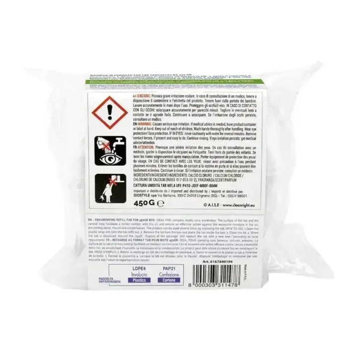 Mitruma absorbētāja papildināmā tablete 450g lavanda Foto 4