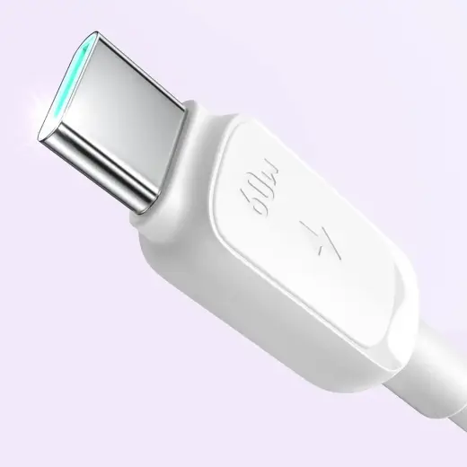 Joyroom S-A14 USB-C Cable - USB-C 60W 1.2m - White Foto 7