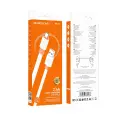 Borofone Cable BX89 Union - USB to Micro USB - 2,4A 1 metre white-orange Foto 5