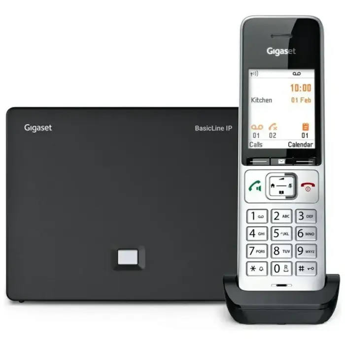 Gigaset Comfort 500HX Cordless Phone with IP Base Station – Black
