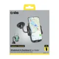 Universal car holder for smartphone up to 6.8" Black Photo