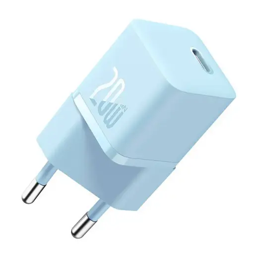 Mini wall charger Baseus GaN5 20W (blue) Foto 3