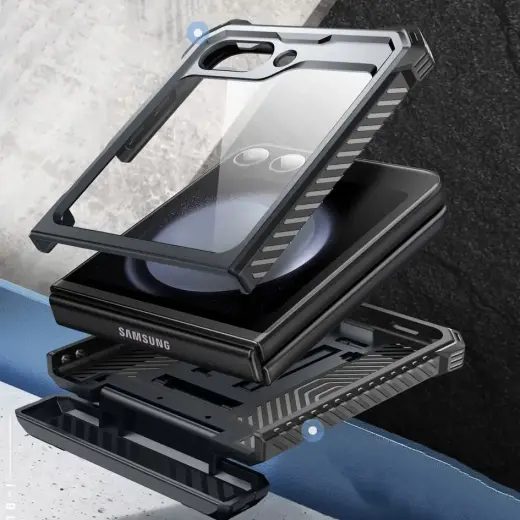Supcase IBLSN ArmorBox Case for Samsung Galaxy Z Flip 6 - Black Photo