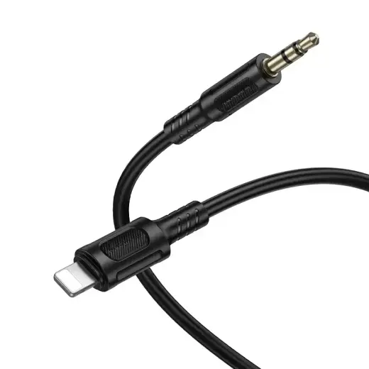 Borofone Cable AUX BL25 Nice - Lightning to jack 3,5mm - 1 metre black Foto 4