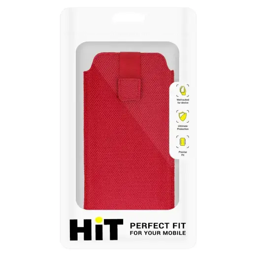 HIT Pouch Case (Size XL) for Iphone 15/15 Pro/Iphone 16/16 Pro/Samsung S24/S24 Plus/S25/S25 Plus/A53/A55 5G design 2 red Foto 7