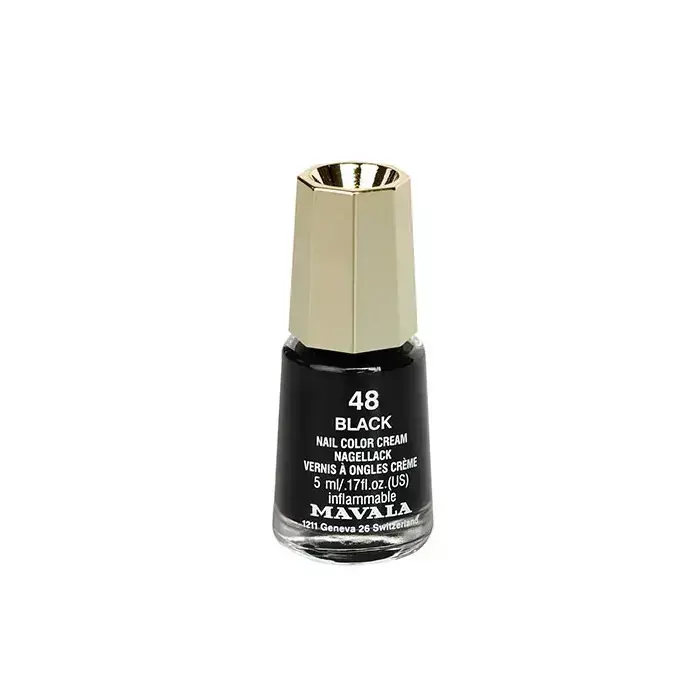 Mavala Nail Polish 48 Black 5ml