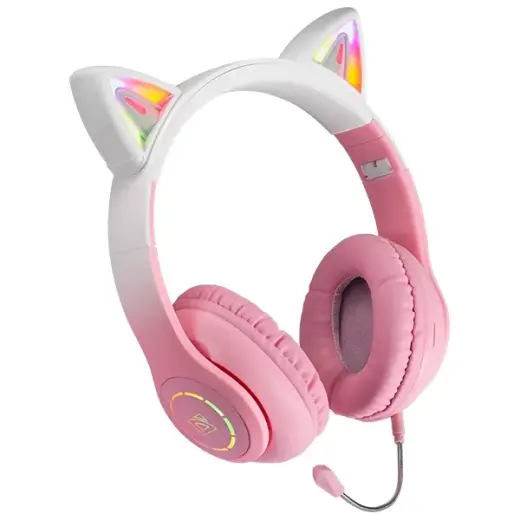 Defender słuchawki Bluetooth Freemotion B505 Led różowy|pink (63505) Foto 7