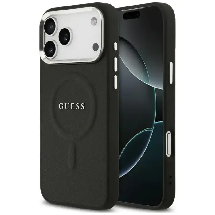 Case Guess Classic Logo MagSafe for iPhone 18 Pro / 17 Pro black