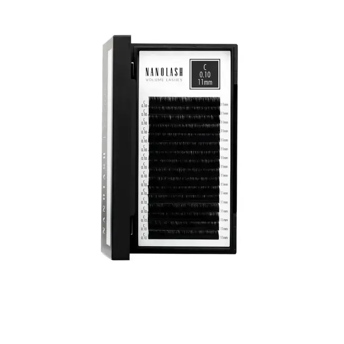 Nanolash - Volume Lashes Pestanas Postizas 010 C 11 Mm 1 U