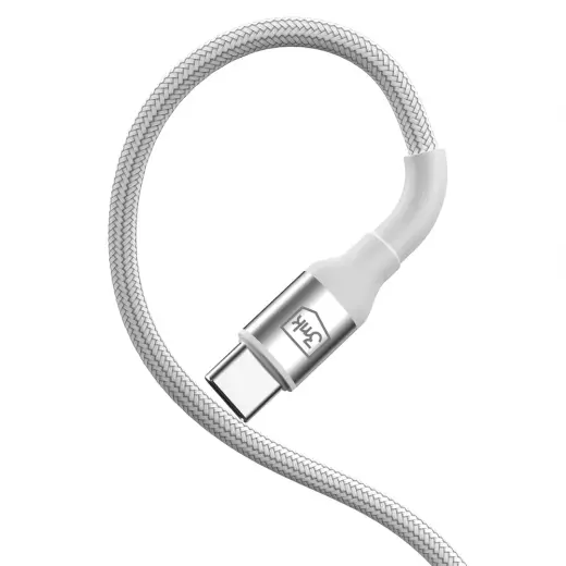 3mk Hyper Cable N-SERIES USB-A | USB-C 1m 9V|2A 18W | white Foto 6