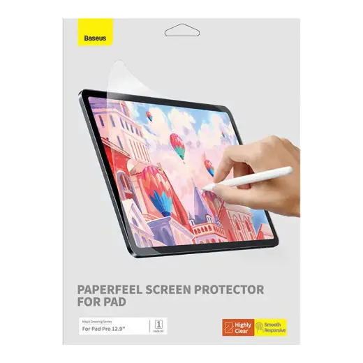 Baseus Paperfeel film For Pad Pro (2018|2020|2021|2022) 12.9″, Clear Photo