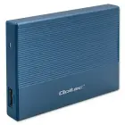 Qoltec Aluminium Enclosure | SSD HDD 2.5'' drive | SATA | USB 3.0 | Super speed 5Gb/s | 2TB | Blue Foto 9