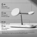 RINGKE 3IN1 QI2 MAGNETIC MAGSAFE WIRELESS CHARGER WHITE Фото num