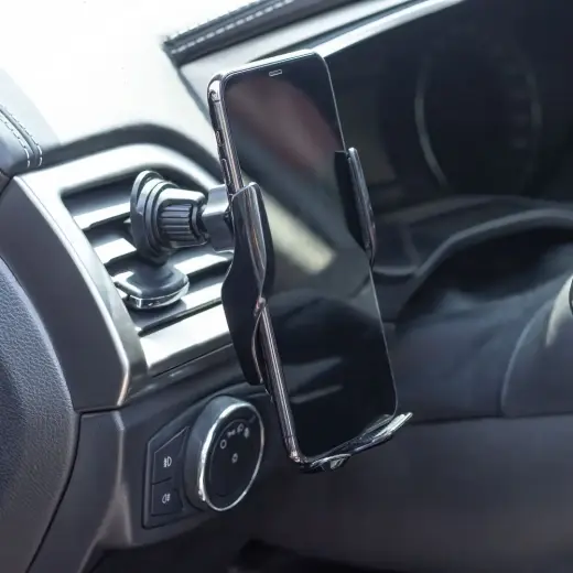 Maxlife car holder for air vent MXCH-08 automatic with wireless charging black 15W Foto 5