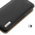 Dux Ducis Hivo Leather Flip Cover Genuine Leather Wallet For Cards And Documents Samsung Galaxy S22 + (S22 Plus) Black Photo
