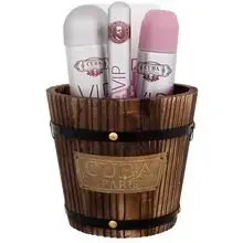 VIP Cuba Gift set EDP 100 ml, EDP 35 ml, body spray 200 ml and body lotion 200 ml