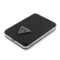 Guess PU Grained Triangle Logo внешний аккумулятор (powerbank) | 5000 mAh | MagSafe | черный — Фото 1