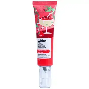 White Glo Strawberries and Cream Whitening Toothpaste - Zubní pasta 70.0g