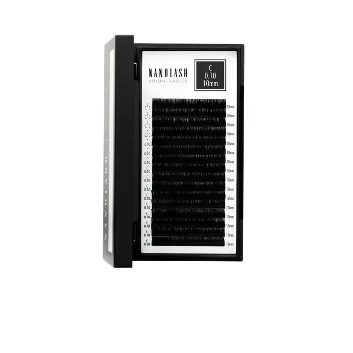 Nanolash Volume Lashes False Eyelashes 0.10 C 10mm 1 Pc