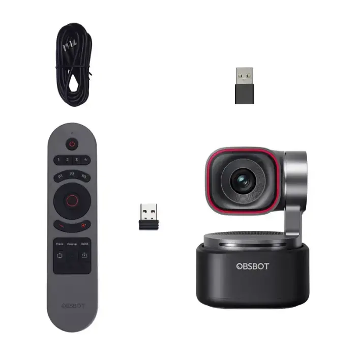 OBSBOT Tiny 3 Lite webcam with remote control Фото num