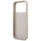 Guess Leather 4G Triangle Strass MagSafe Case for iPhone 18 Pro / 17 Pro Pink — Foto 7