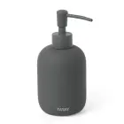 Container for liquid soap Soft ceramic, anthracite grey — Photo 1