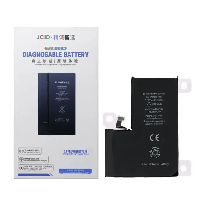 JCID Diagnosable Battery for iPhone 14 Pro Max 4323 mAh (standard capacity)