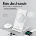 Nillkin PowerTrio 3in1 Wireless Charger MagSafe for Apple Watch White (MFI) Фото num