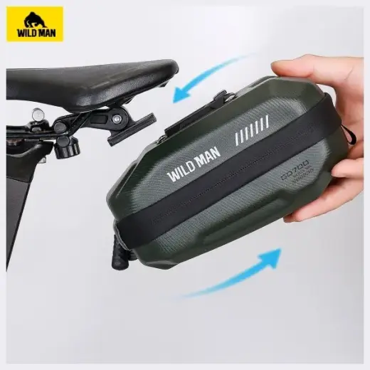 WILDMAN Etui|sakwa pod siodełko GD700 uchwyt rowerowy zielona|green Foto 3