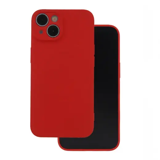 Simple Color Mag phone case with MagSafe support for iPhone 17 Pro red