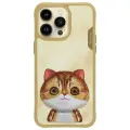 Nimmy Big Eyed Pet 2.0 Cat phone case for iPhone 15 Pro brown Photo